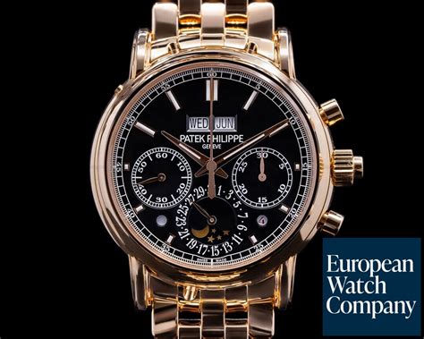 patek philippe rose gold perpetual calendar chronograph ref.5204-1r|patek philippe perpetual watch.